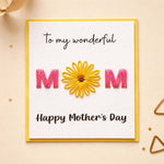 To My Wonderful MOM Thread Card