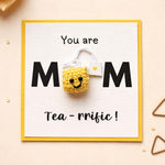Tea-rrific Mom Crochet Card