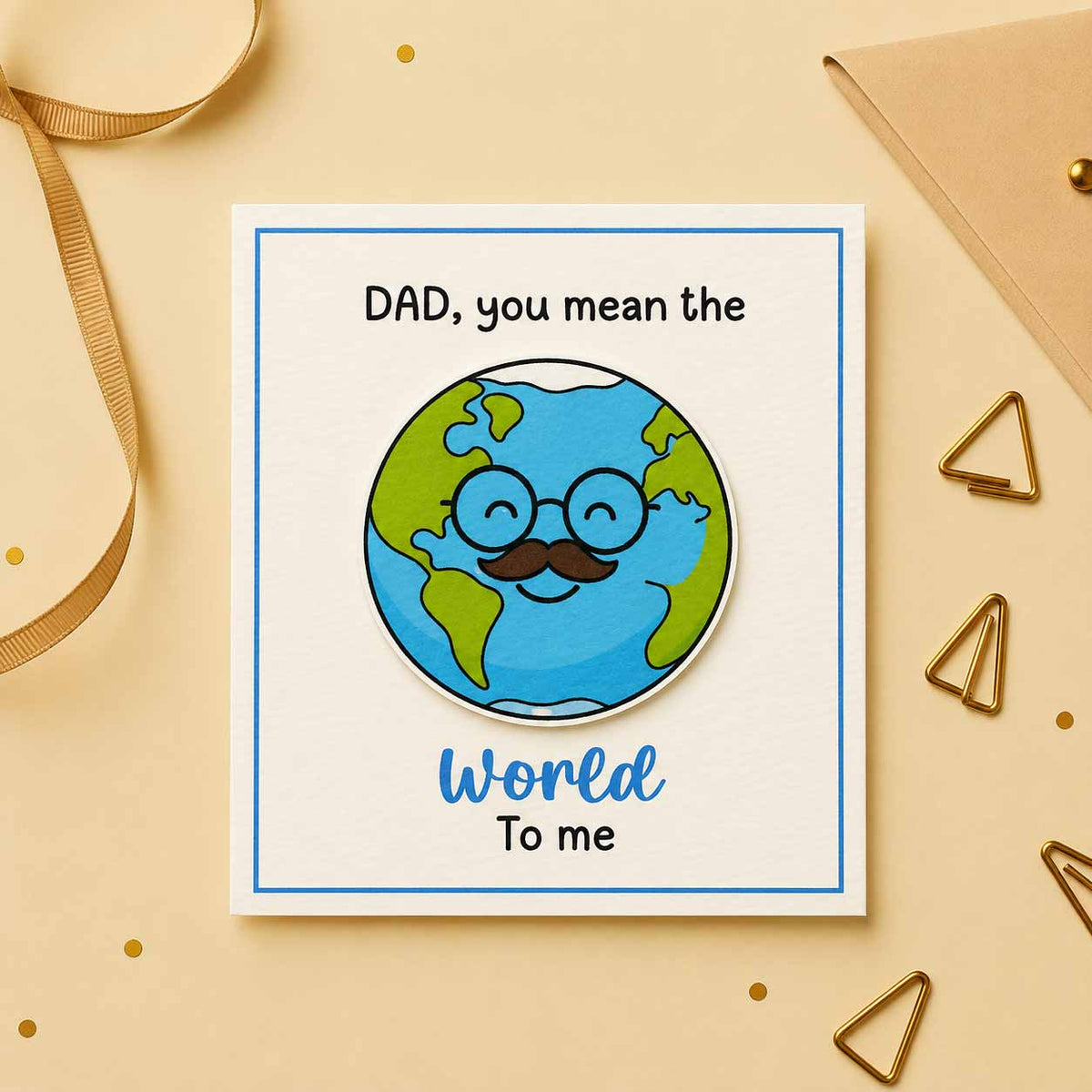 World to Me Dad Card