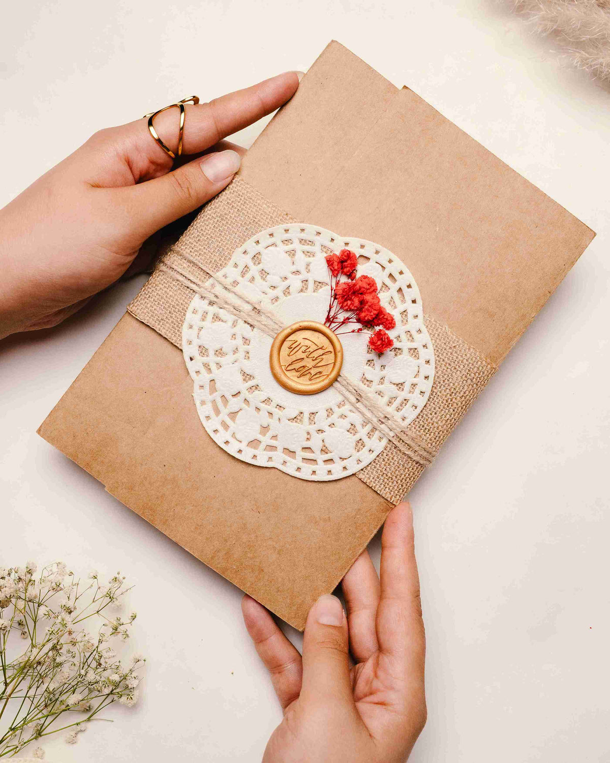 Creative Letter Card Heartbeat packing