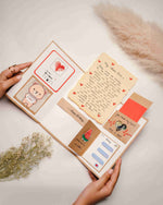 Creative Letter Card Hearts open