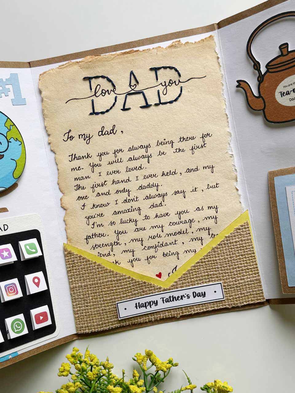 Love U Dad Three Fold
