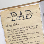 Love U Dad Three Fold