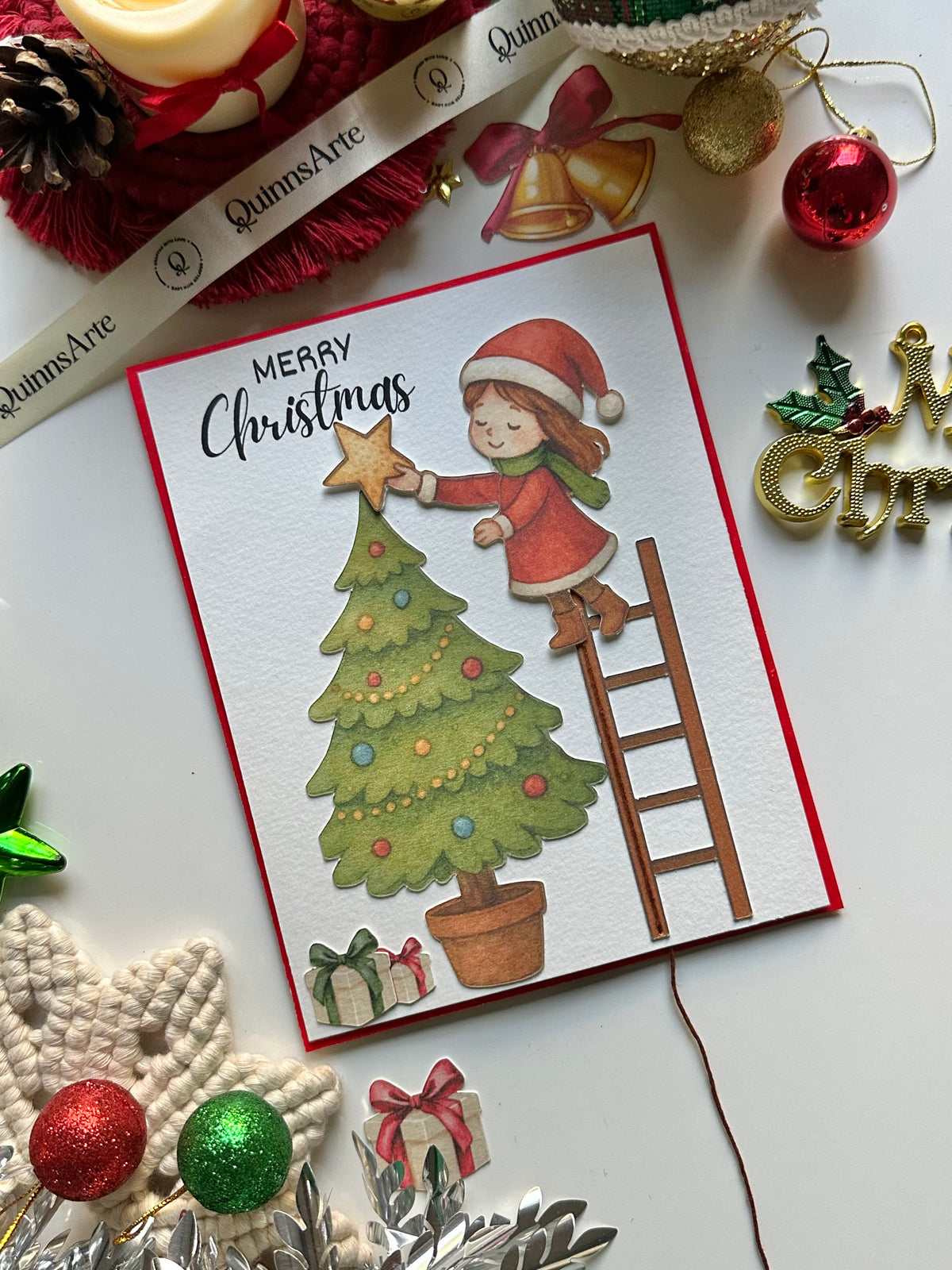 Christmas Tree Rope Card