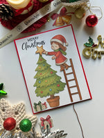 Christmas Tree Rope Card