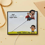 Super Hero Dad Interactive Card