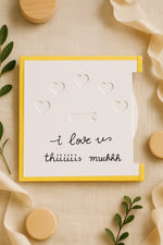 I love you card