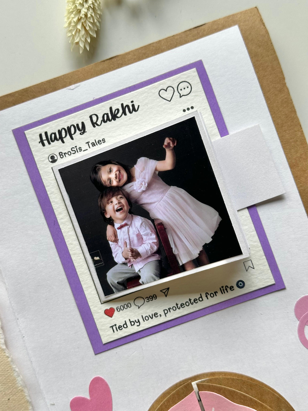 I Love You Sis Creative Letter Card