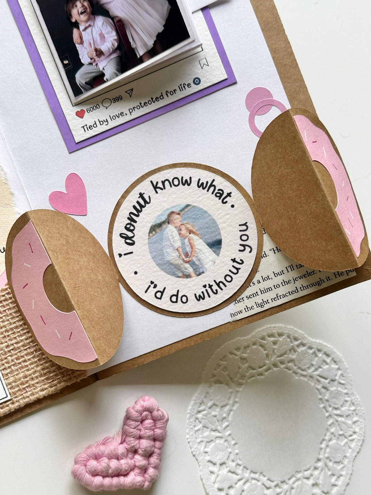 I Love You Sis Creative Letter Card