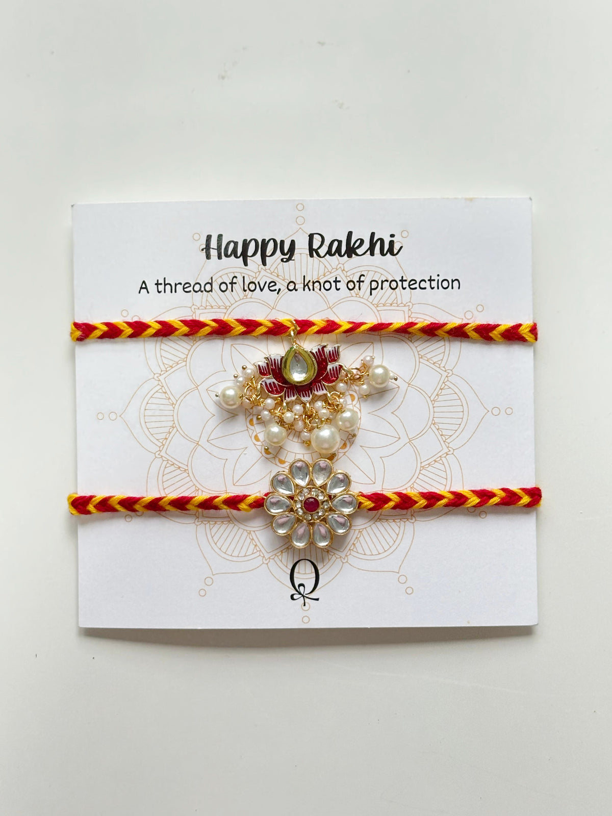 Pearl Royale Rakhi Set