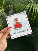 Soy Christmas Pun Card