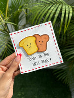 Toast Christmas Pun Card