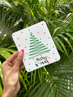 Xmas Tree Christmas Thread Card
