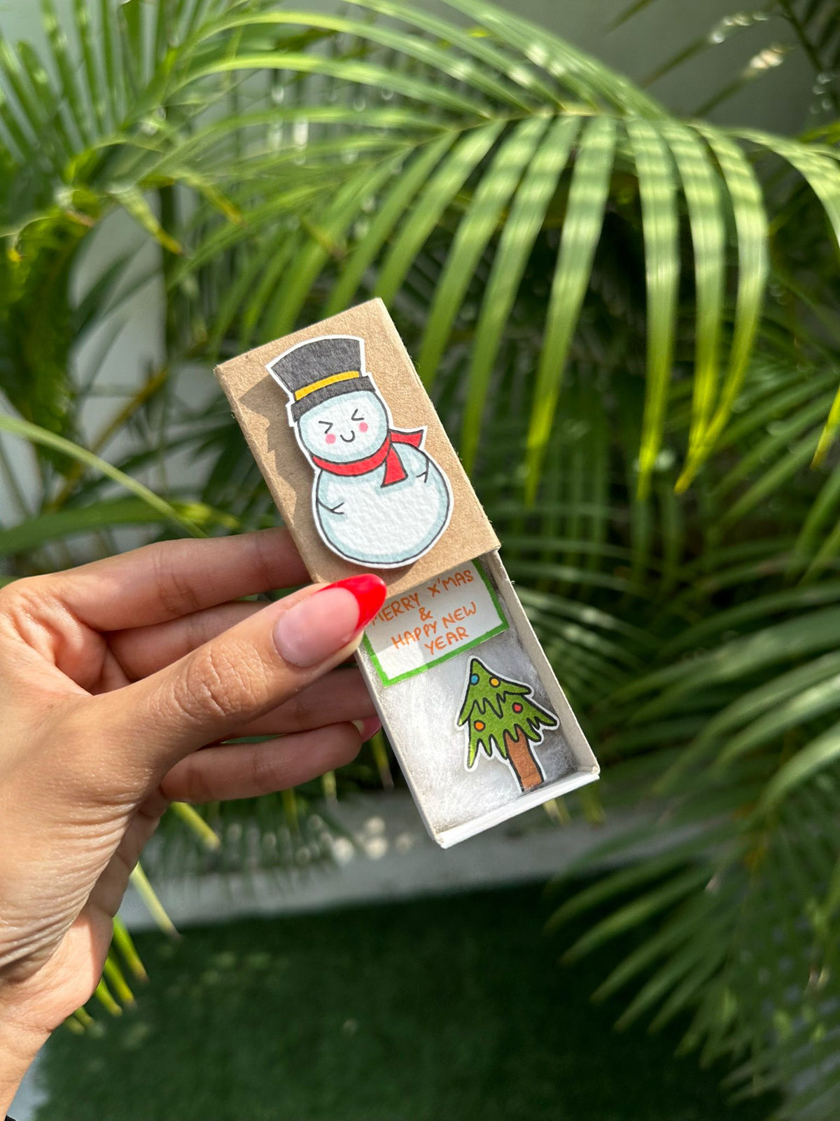 Snowman Christmas Matchbox
