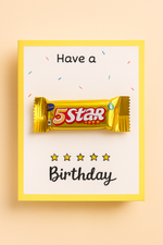 5 Star Birthday Card