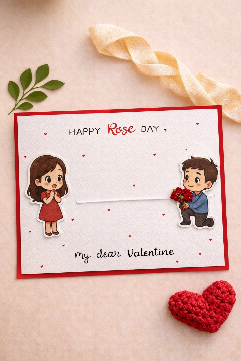 Rose Day Rope Card