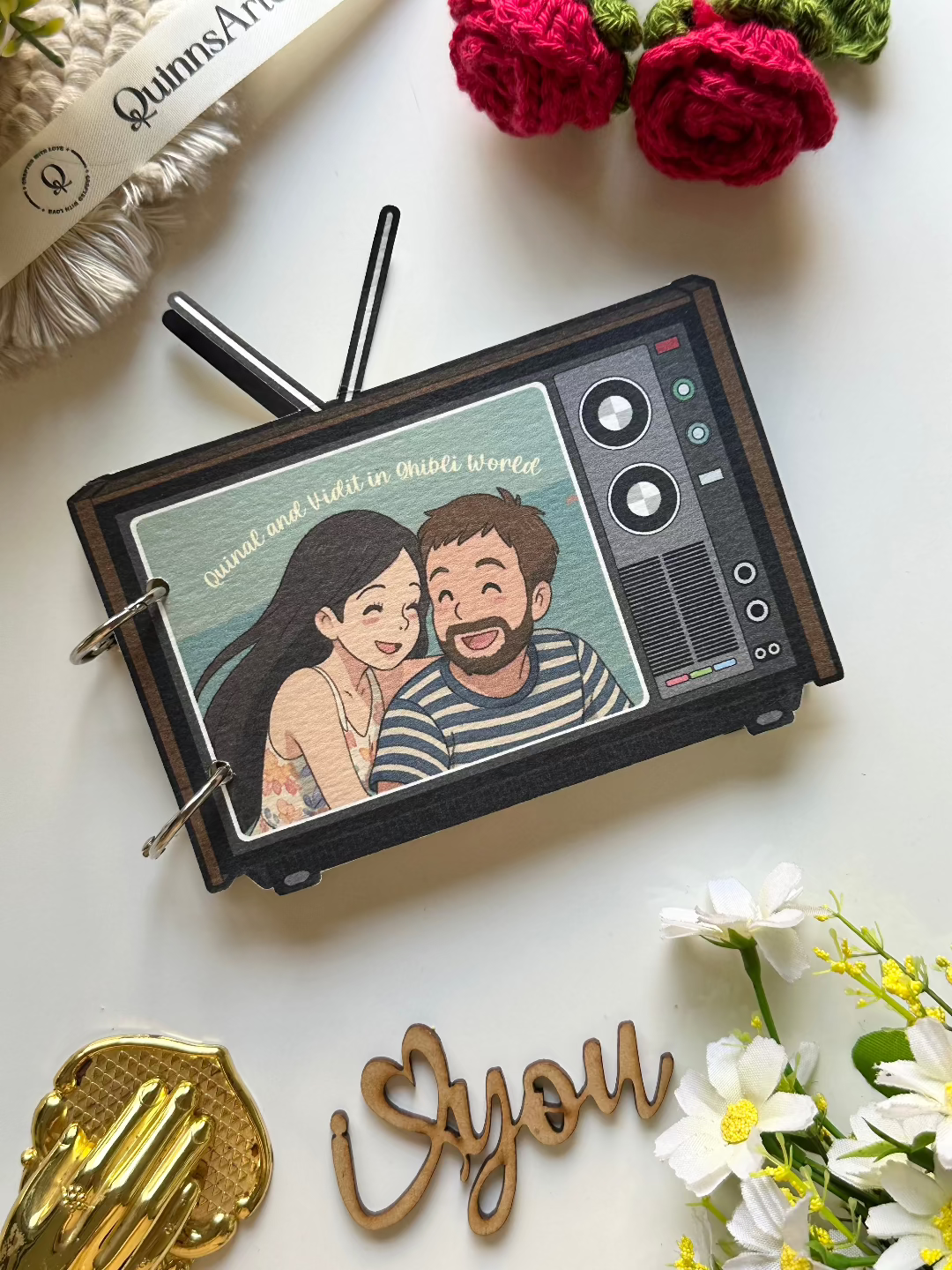 Animated styled photo book