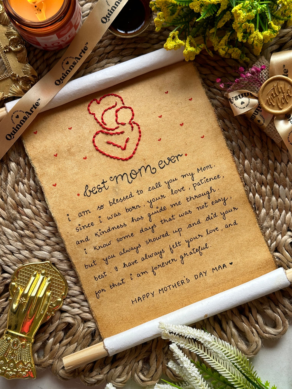Vintage Letter For Mom