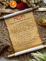 Vintage Letter For Mom