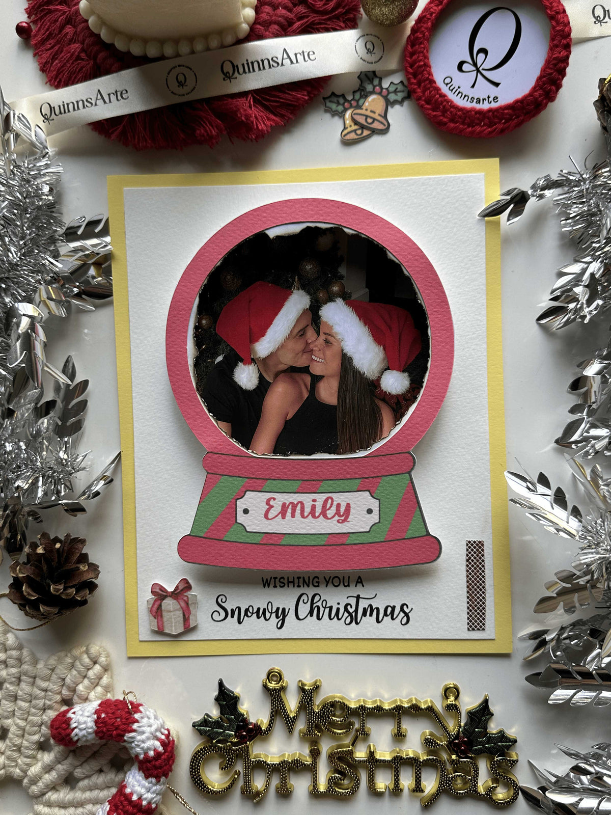 Snow Globe Photo Burn Christmas Box