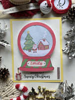 Snow Globe Photo Burn Christmas Box