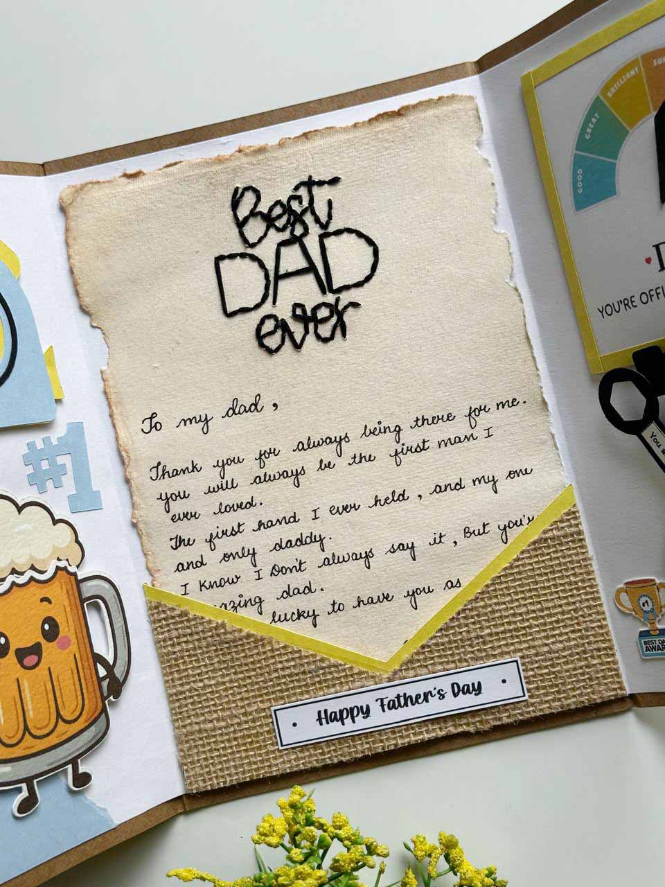 Best Dad Ever Three Fold