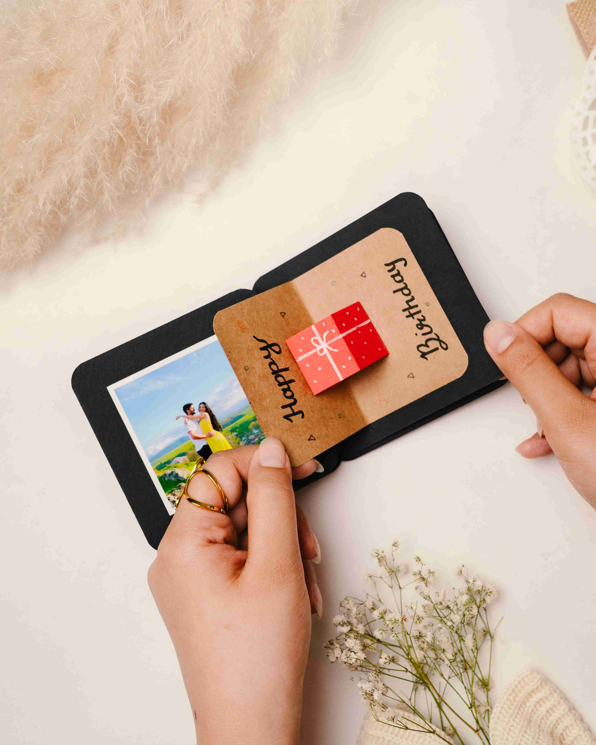 Mini Birthday Book Gift inside