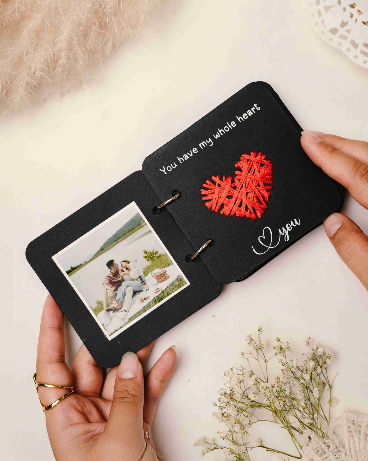 Mini Love Book Thread Heart