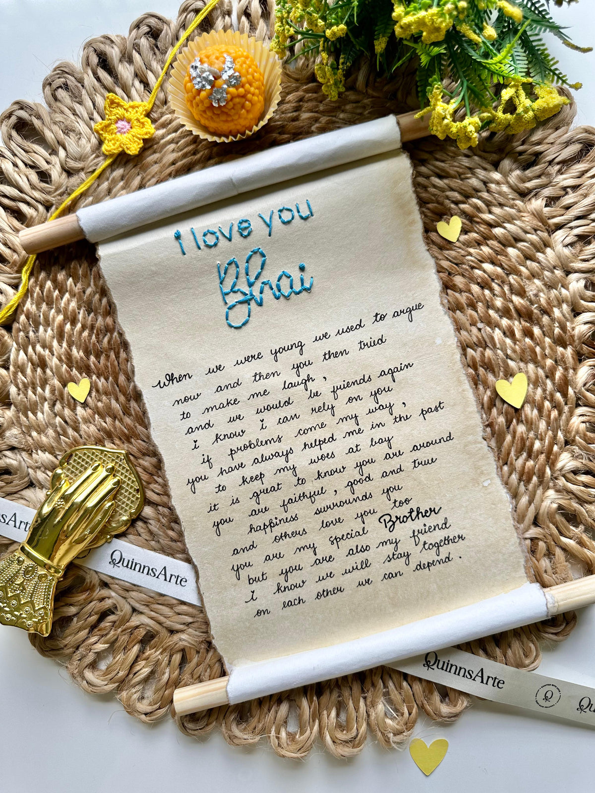 I Love YouBhai Scroll