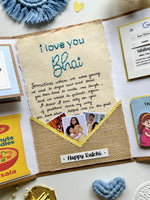 I Love You Bhai Creative Letter Card