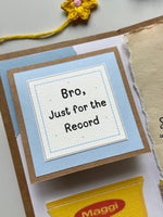 I Love You Bhai Creative Letter Card