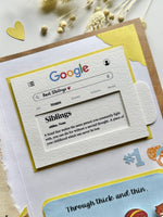 I Love You Bhai Creative Letter Card