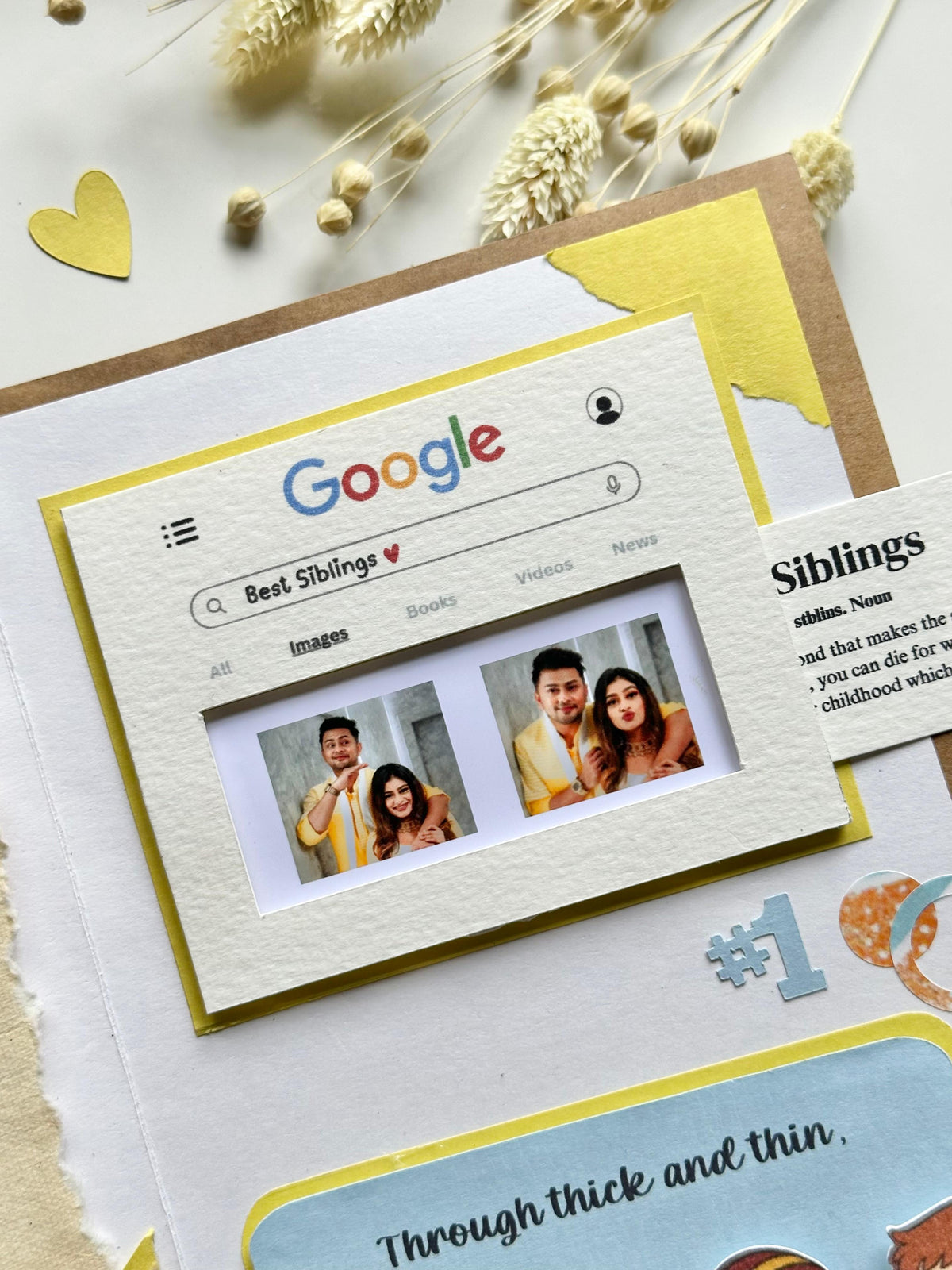 I Love You Bhai Creative Letter Card