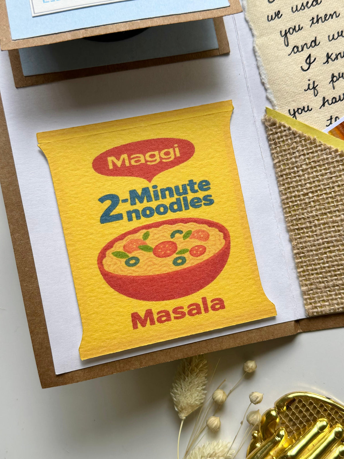 I Love You Bhai Creative Letter Card