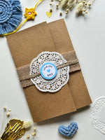 I Love You Bhai Creative Letter Card