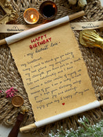 Happy Birthday Vintage Letter