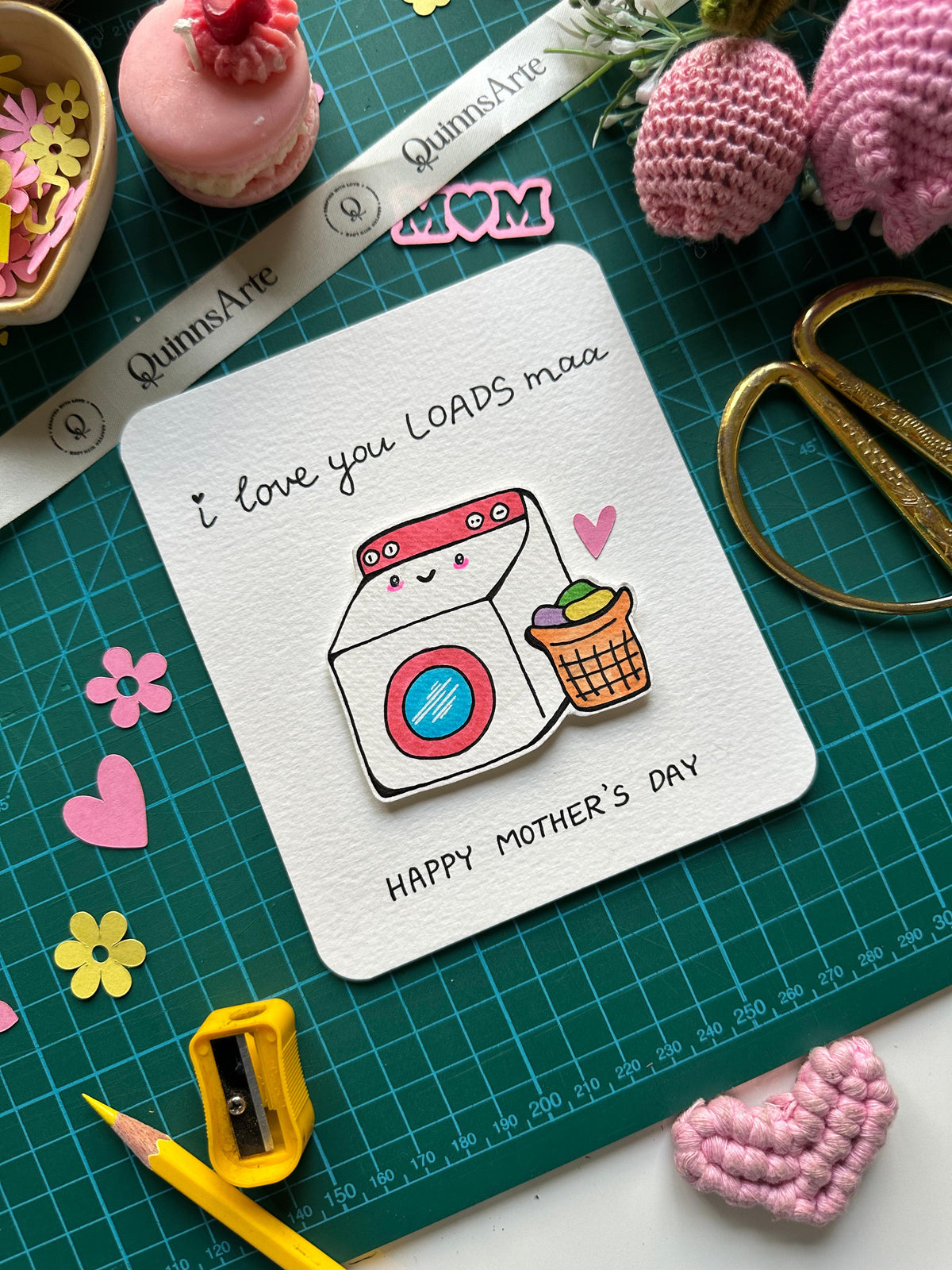 I Love You Loads Maa - Card