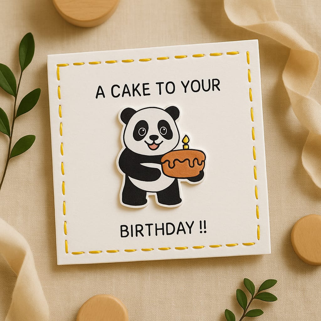 Cake To Your Birthday Pun Card