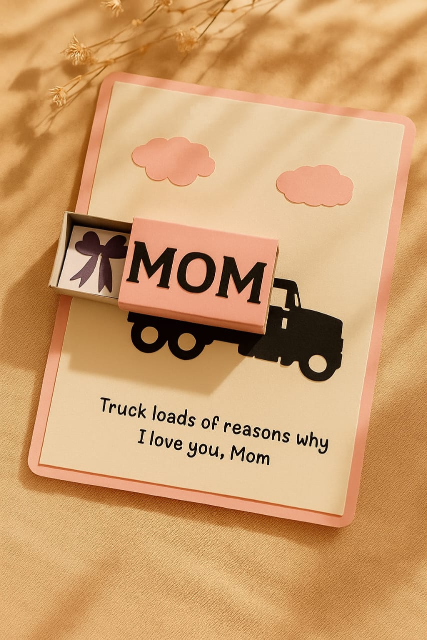 Truck card for mom