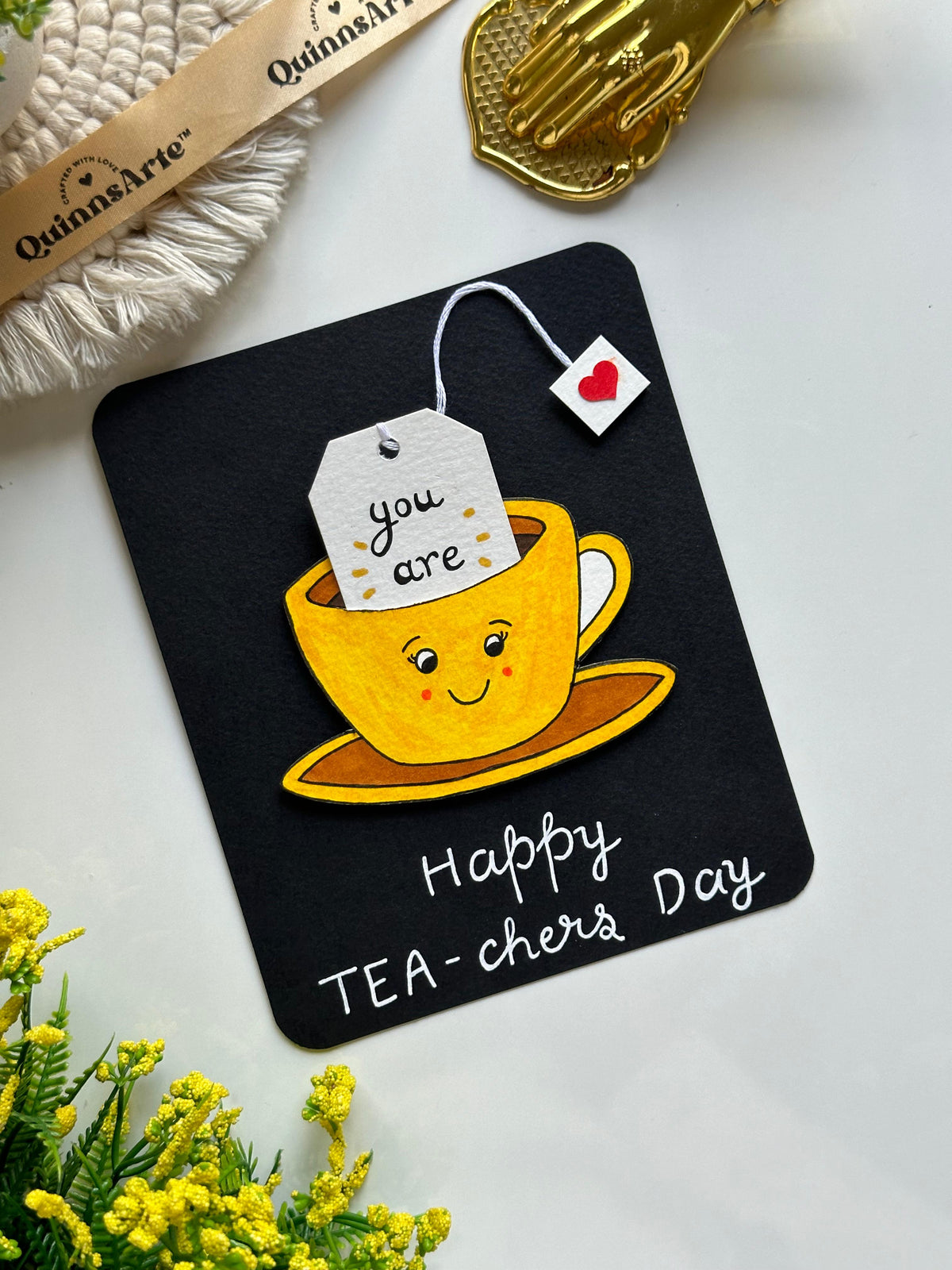 Happy TEA-Chers Day Card