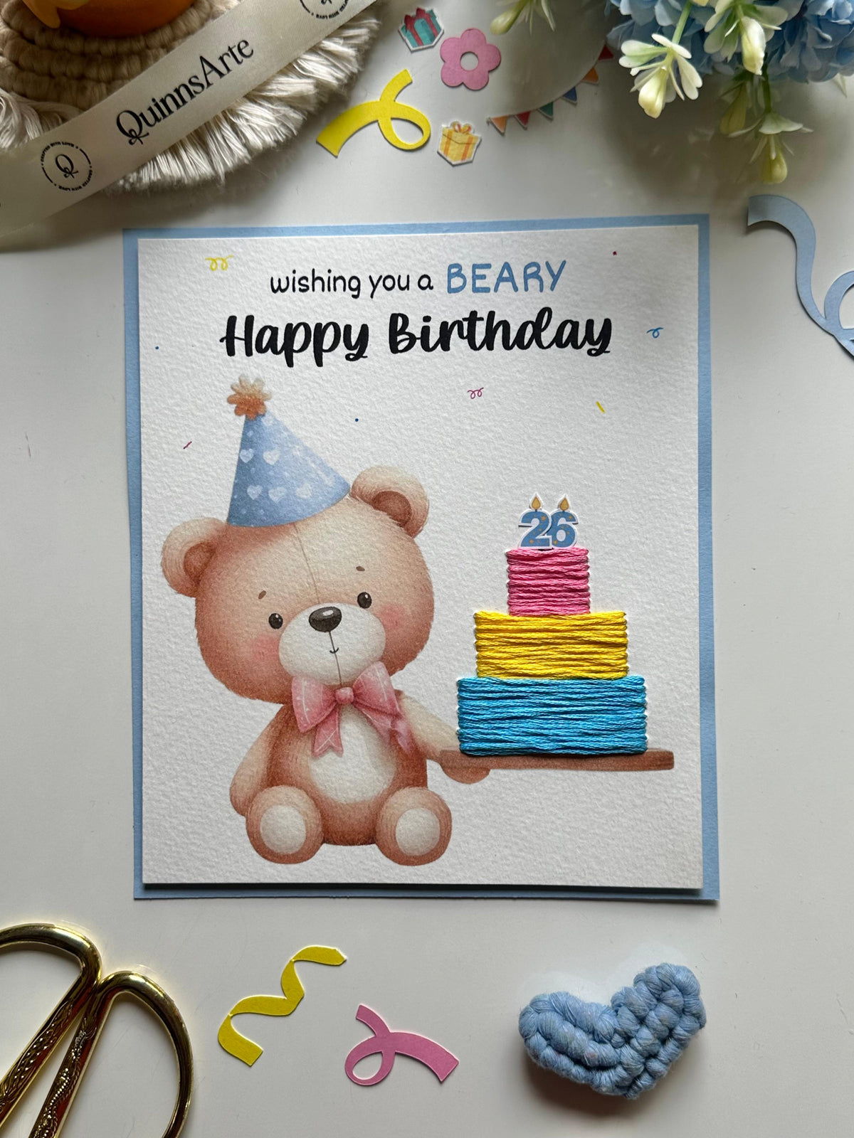 Beary Birthday Thread Card