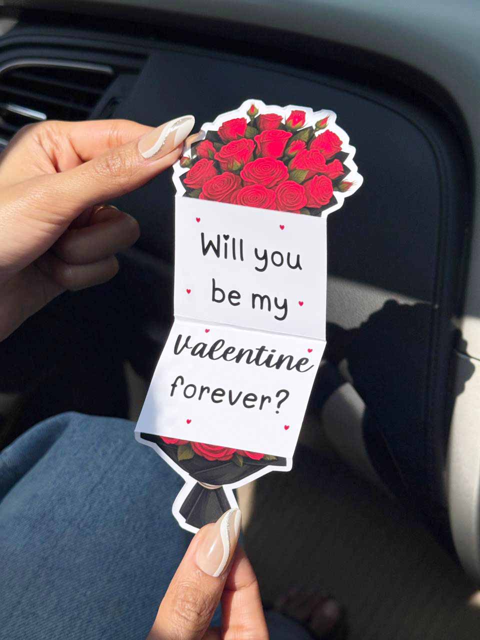 Bouquet Car Card