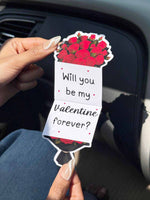Bouquet Car Card