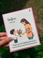 Teachers Day Bouquet Thread Card