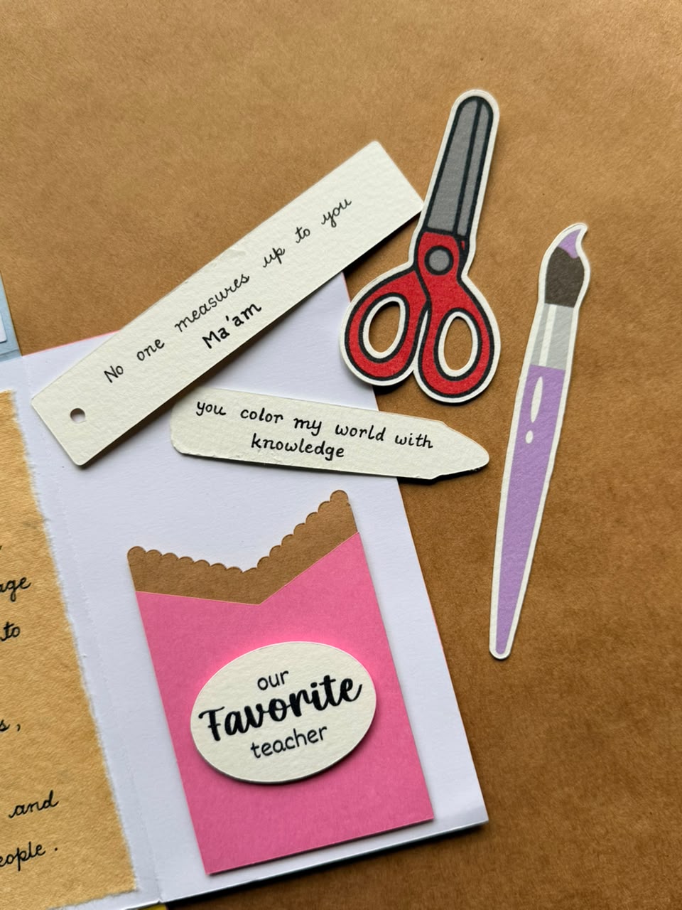 Teachers Day Bag Card