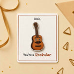 Rockstar Dad Guitar Card