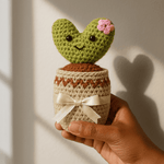 crochet cactus pot