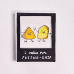 Friend-chip Polaroid Card