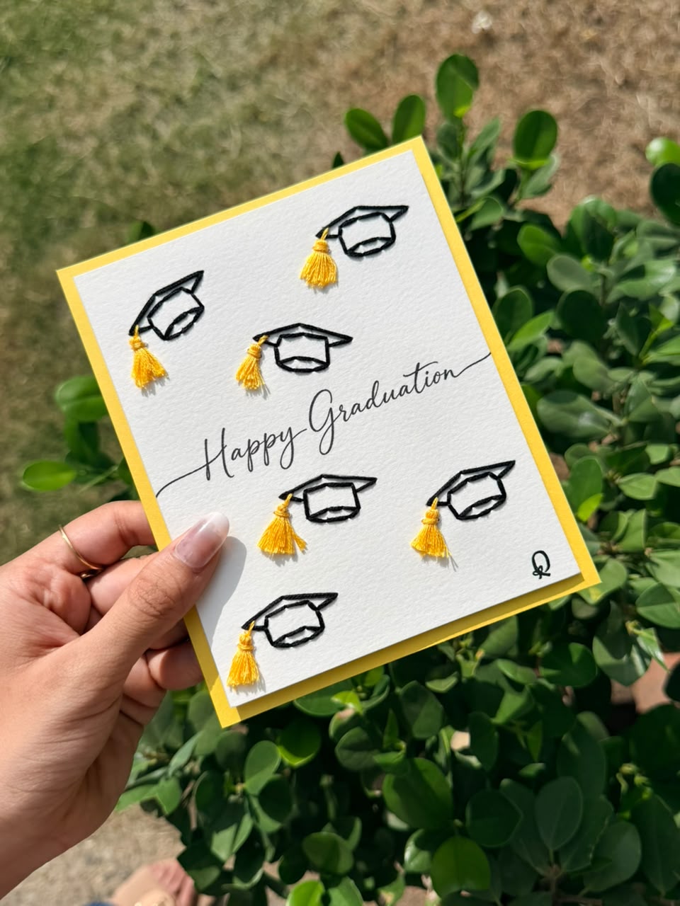 Happy Graduation Thread Card