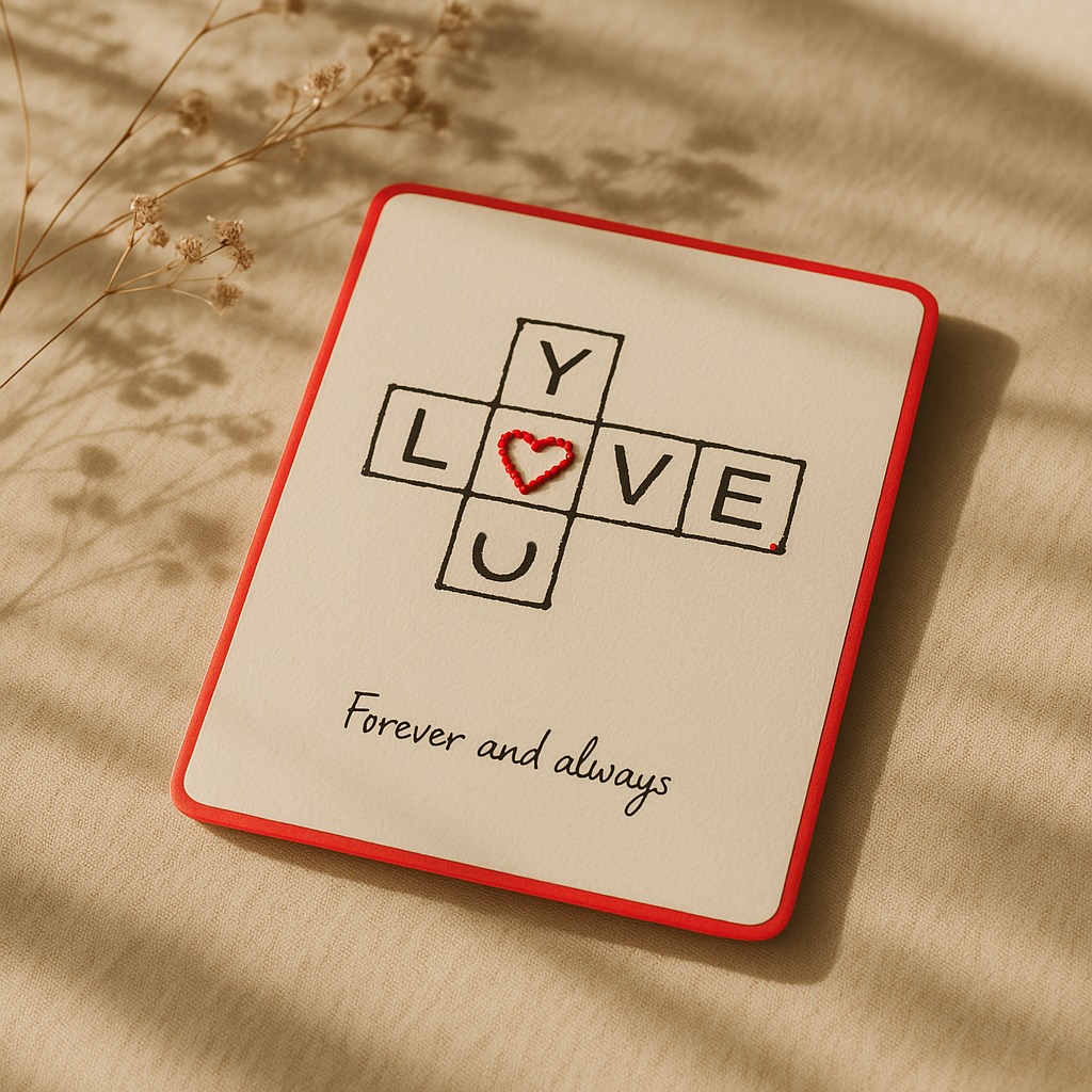 Forever And Always Thread Card